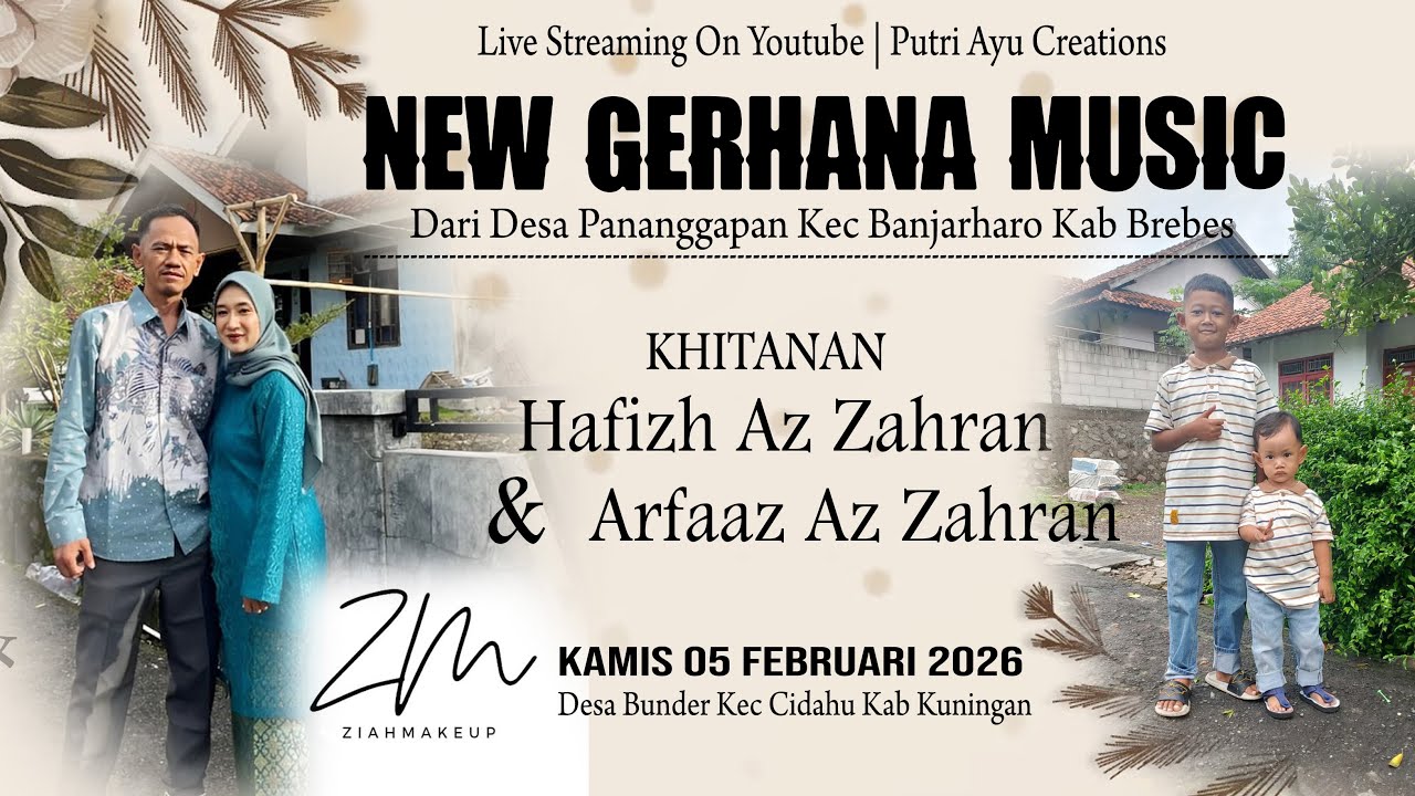 🔴Live Gerhana Music // Khitanan Hafizh & Arfaaz // Kel Bpk Edo - Ibu Dewi // Desa Bunder
