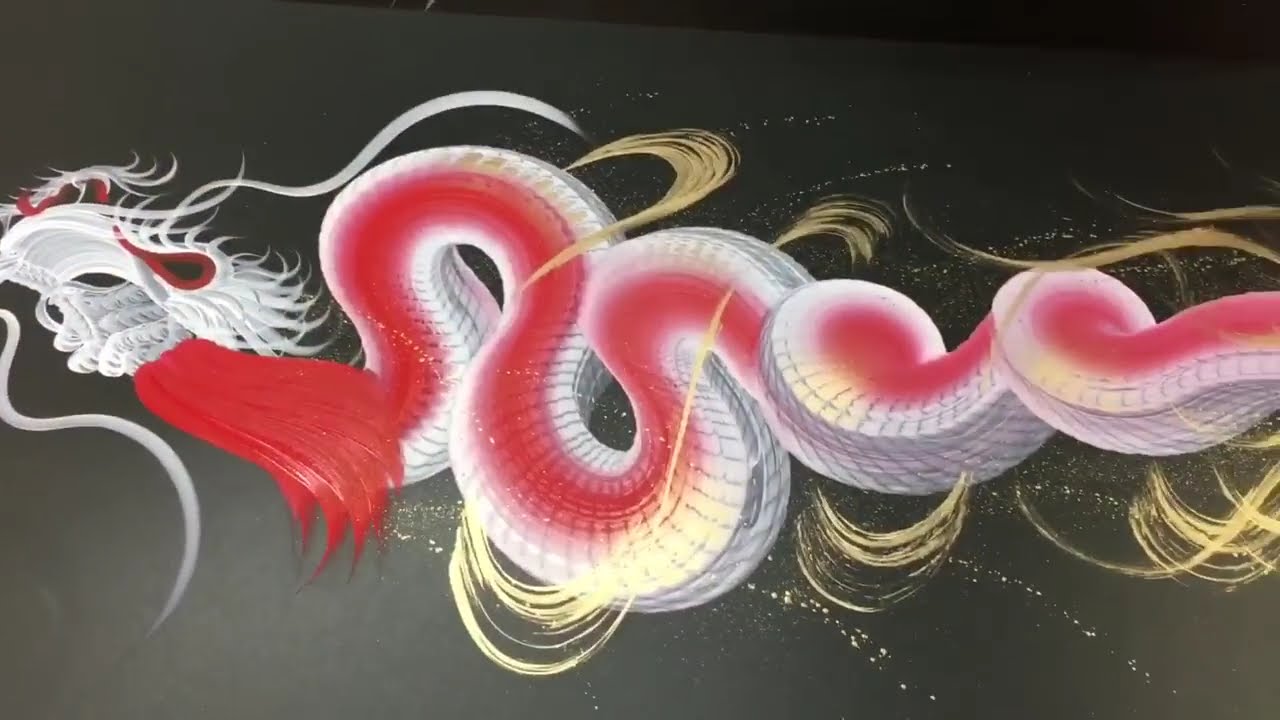 京都一筆龍 【頂翔赤龍】for Wayne Rainey