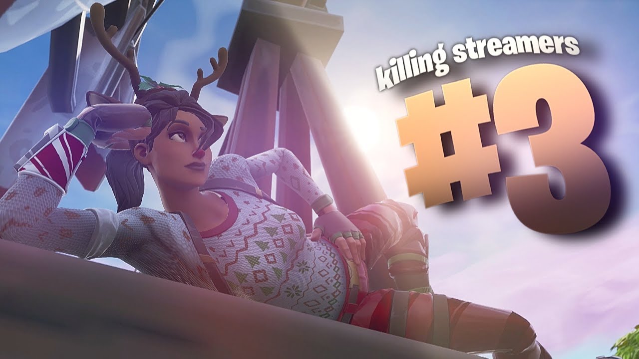 Killing Twitch Streamers #3 - Fortnite Battle Royale