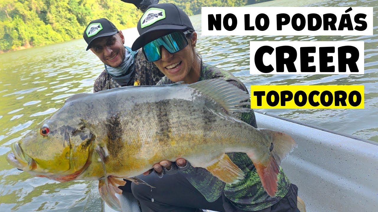 Pesca en el Embalse TOPOCORO🎣 El TUCUNARÉ más grande de Santander + Cascadas y Van Life
