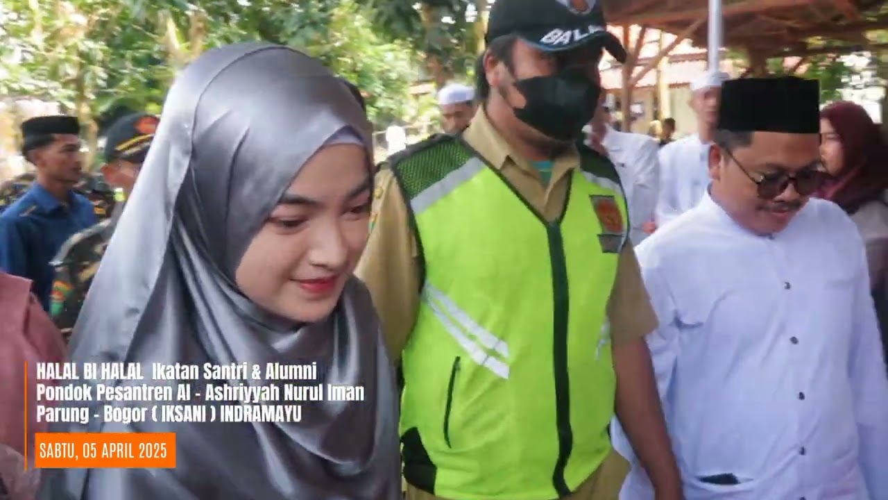 Halal Bihalal IKSANI (Ikatan Santri Indramayu) Bogor Bersama Rena Dan Reni Di Desa Segeran Kidul