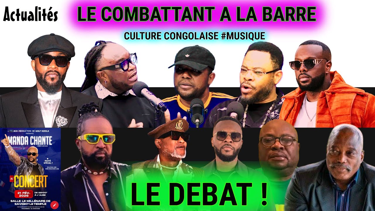 AFF. FALLY/ GIMS -LES COMBATTANTS TRANCHENT.. #CONCERT_STADE_FR, U-ARÉNA ! BOKETSHU, WERRA, KOFFI...
