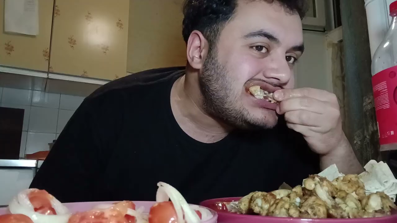 Mukbang|Мукбанг куриные крылья 