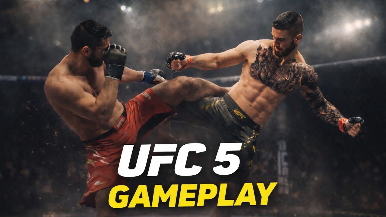 Ilia topuria vs islam makhachev UFC 5 GAMEPLAY  #ufc5gameplay  #gaming 