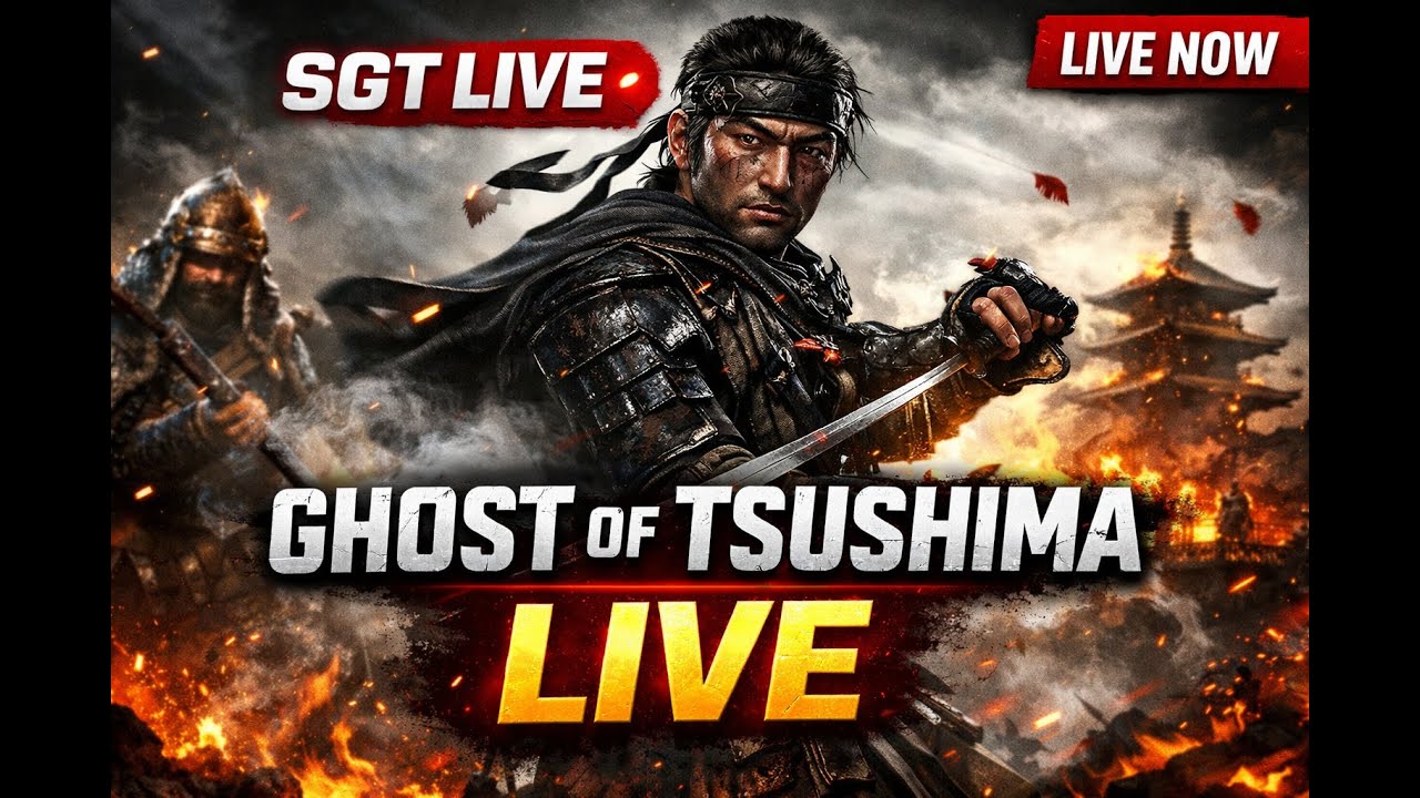 Ghost of Tsushima First Time Playing | Samurai Legend Begins | Road to 150 subs |