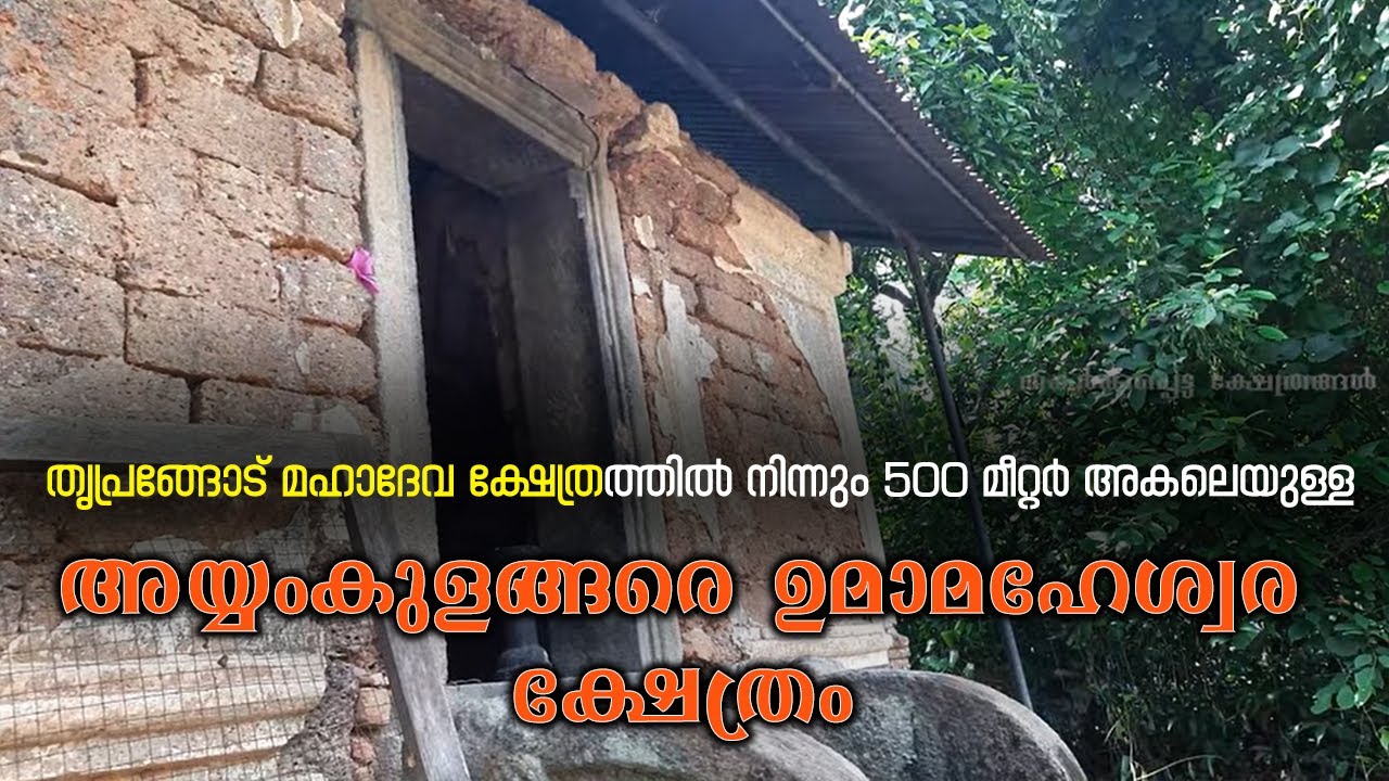 തകർക്കപ്പെട്ട ക്ഷേത്രങ്ങൾ - 133 | അയ്യംകുളങ്ങരെ ഉമാമഹേശ്വര ക്ഷേത്രം