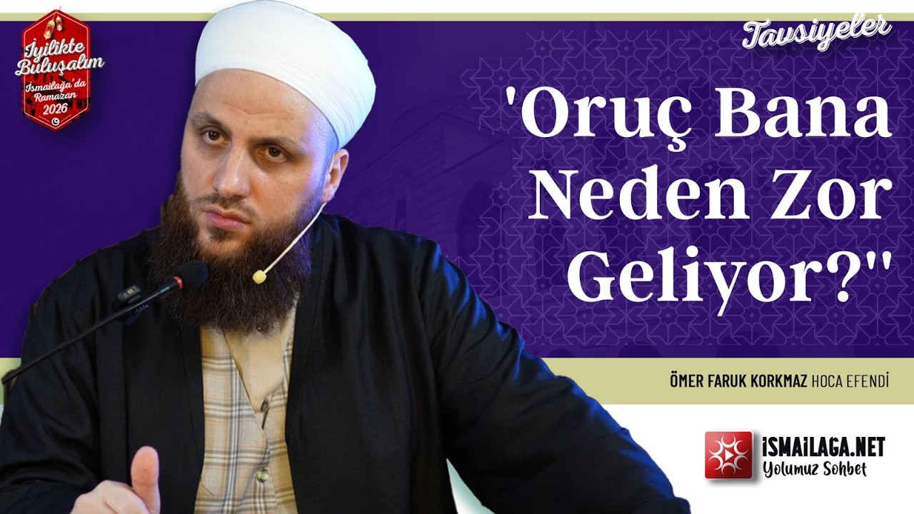 Tavsiyeler: Oruç Bana Çok Ağır Geliyor. Kendimi Suçlu Hissetmeli miyim? - Ömer Faruk Korkmaz Hoca