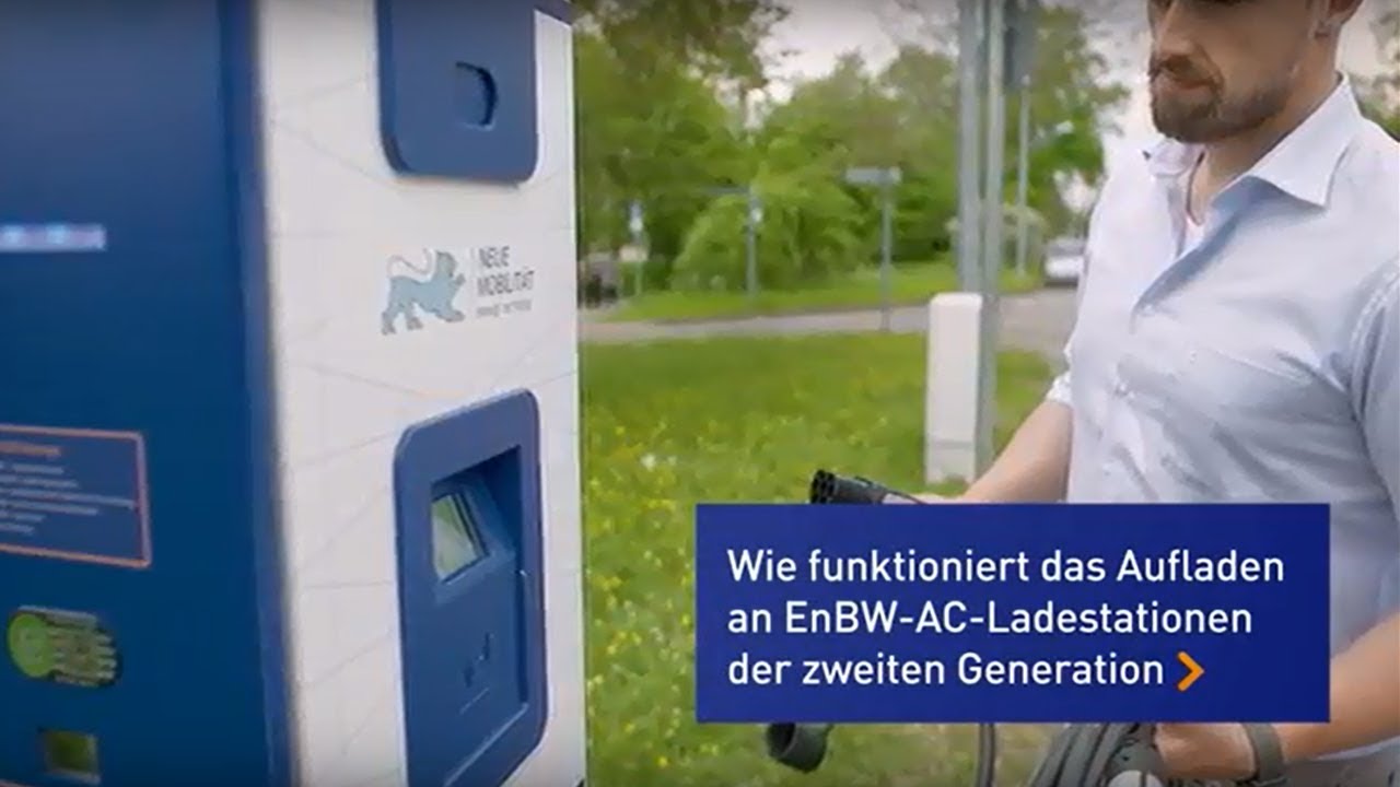 Laden an EnBW-AC-Ladestationen der zweiten Generation