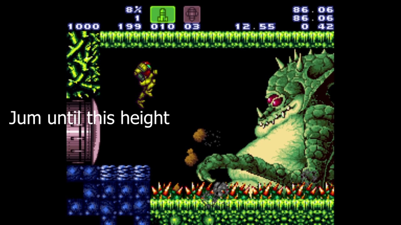 Super Metroid - Kraid Quick Kill - SPEEDRUN TIPS #3