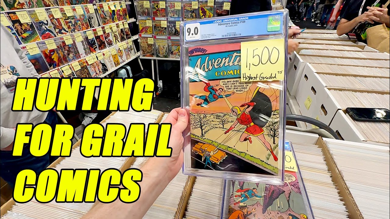 Hunting for Grail COMIC BOOKS at The 2025 NYCC New York Comic Con day 2