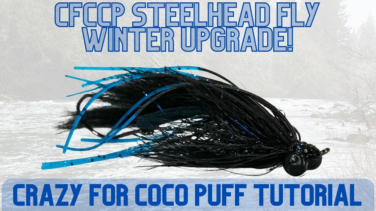 Урок по вязанию мушек CFCCP (Crazy For Coco Puff) — зимняя версия (улучшенная версия).
