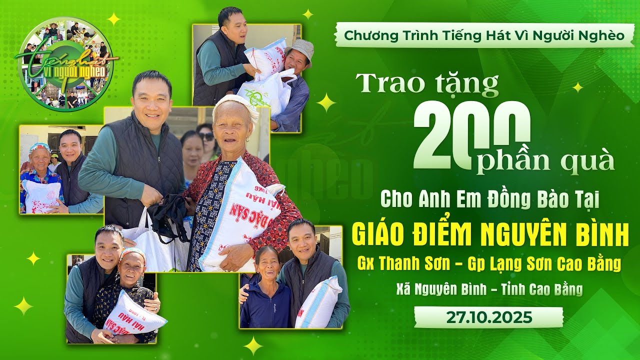 THVNN - LM NGUYỄN SANG | TRAO TẶNG 200 PHẦN QUÀ TẠI GIÁO ĐIỂM NGUYÊN BÌNH - CAO BẰNG | 27.10.2025