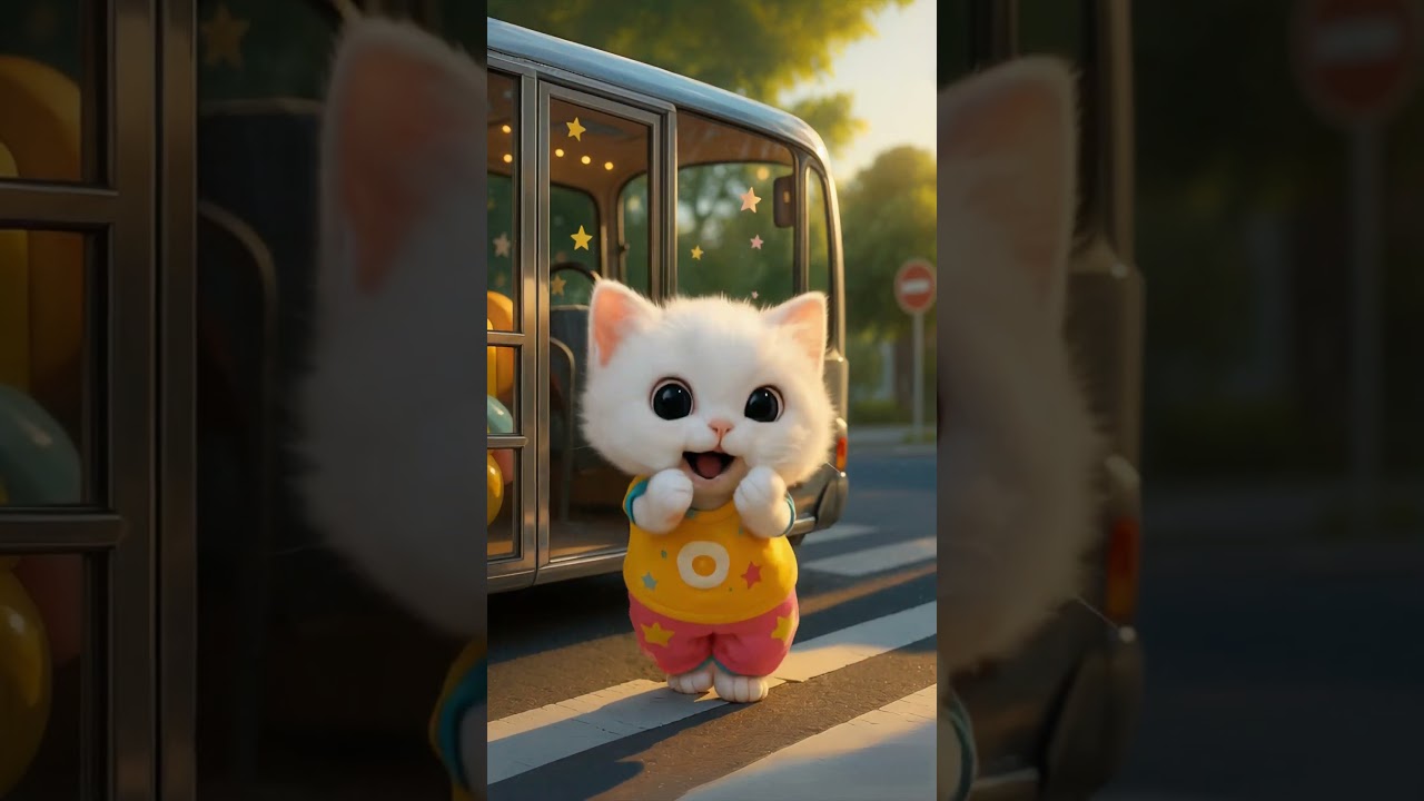 ❤️ Kutuma Kutu Kutuma Kutu 😺🚌✨ #shorts #cat #catdance #shortsfeed #animaldance