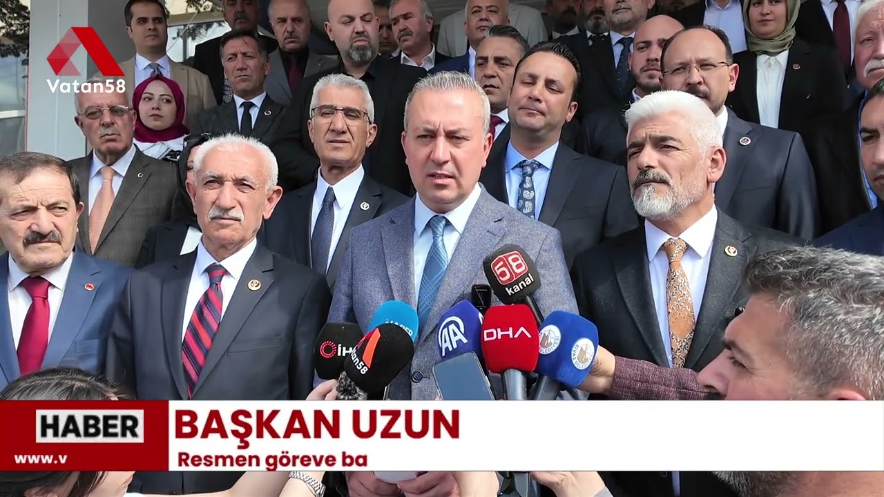 Sivas Belediye Başkanı Adem UZUN, Resmen göreve başladı