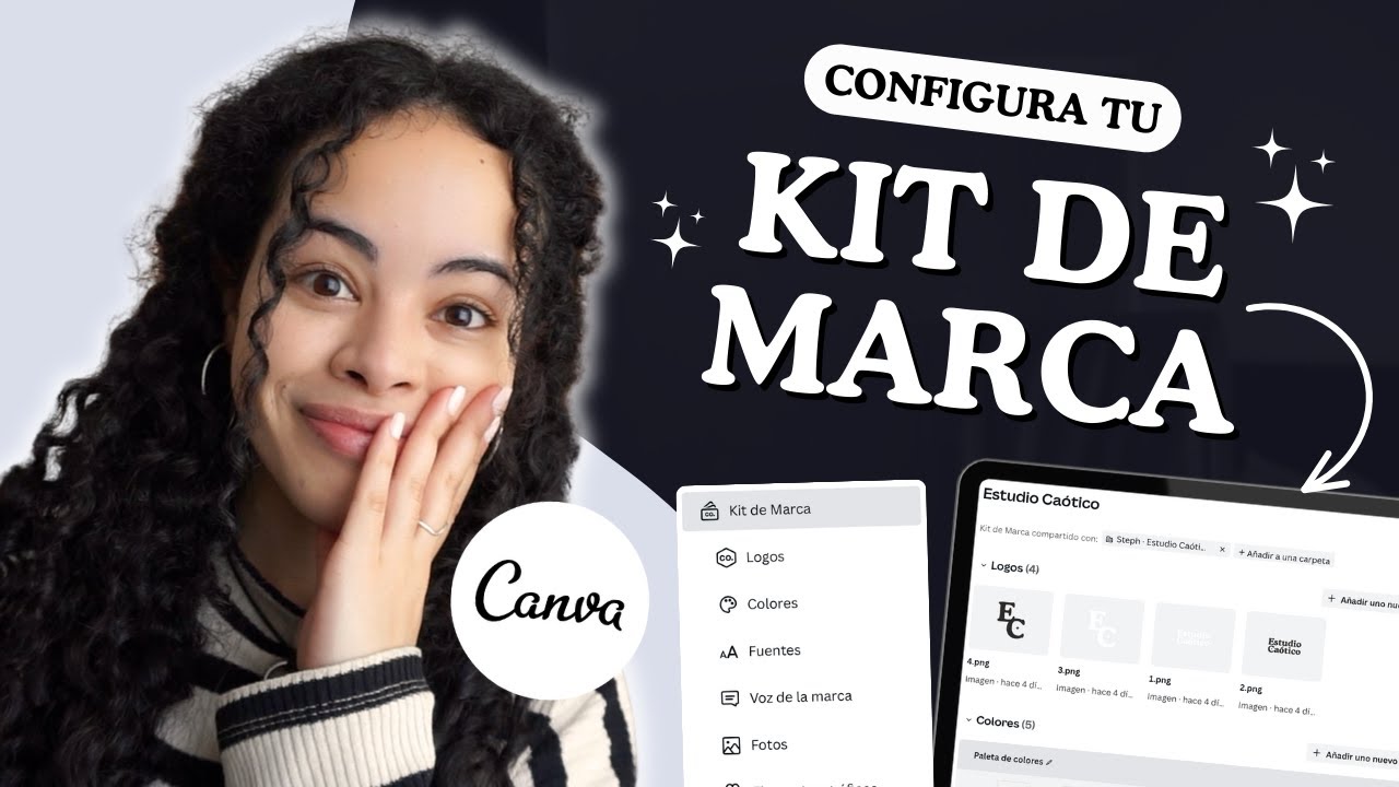 Cómo Configurar el Kit de Marca en Canva Pro | Tutorial de Canva en Español | Estudio Caótico