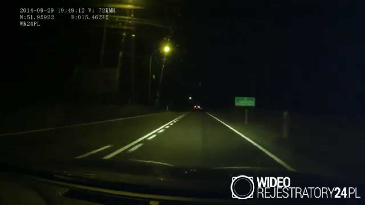 TrueCam A5 - road test nocny @ 1080p 30fps