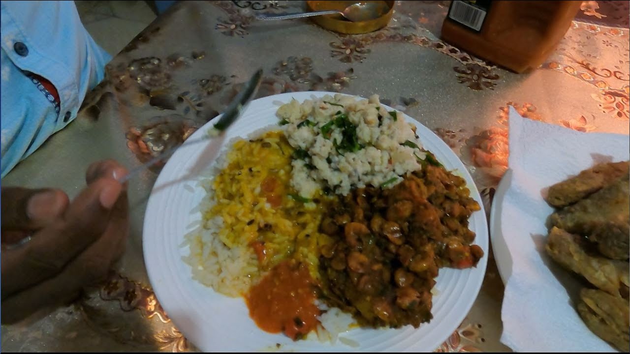 FISH CHOKA, DHAL, BUNJAL SHRIMP & FRY FISH