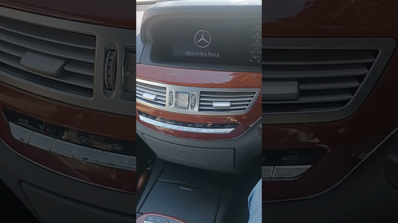 mercedes w221 display problem .