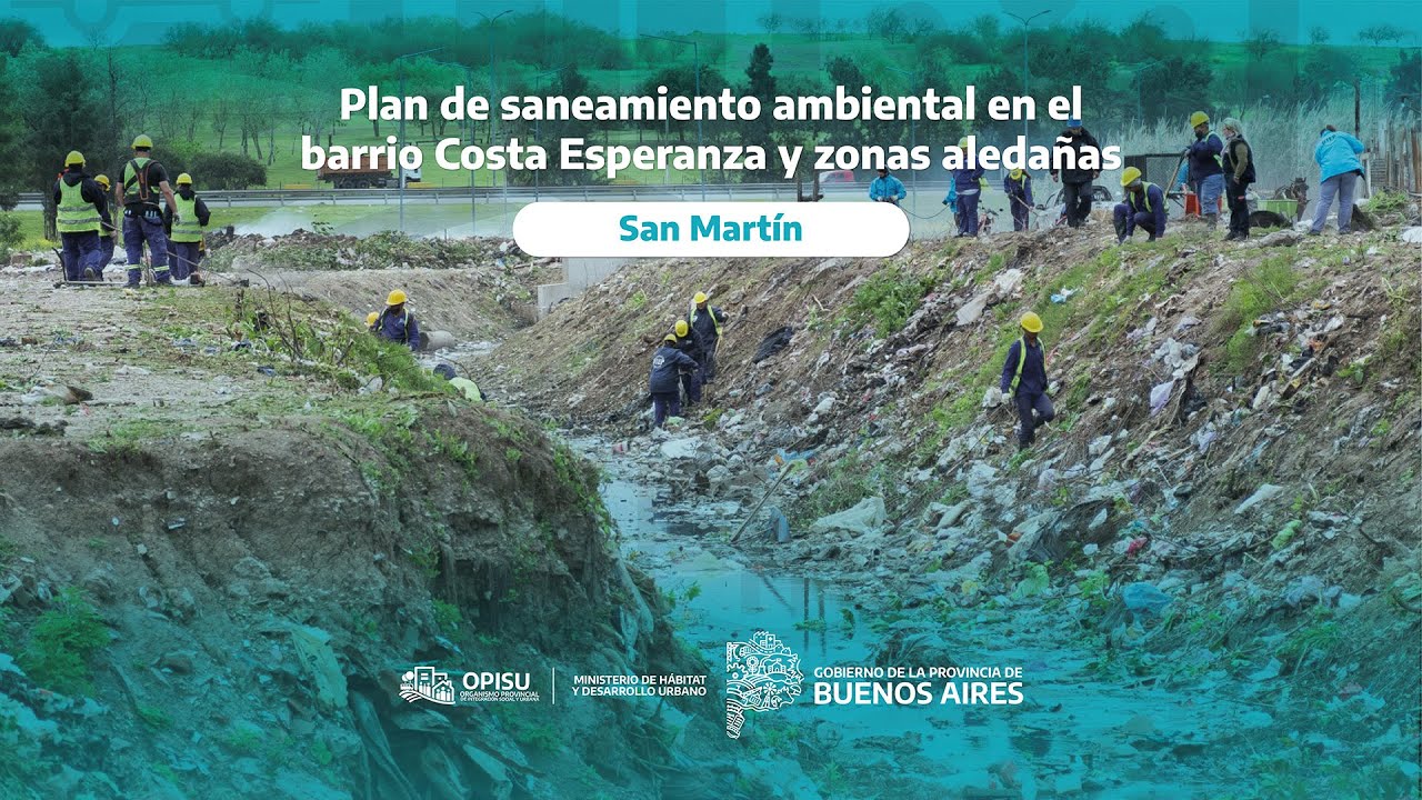 Plan de saneamiento ambiental en el barrio Costa Esperanza y zonas aledañas en San Martín.