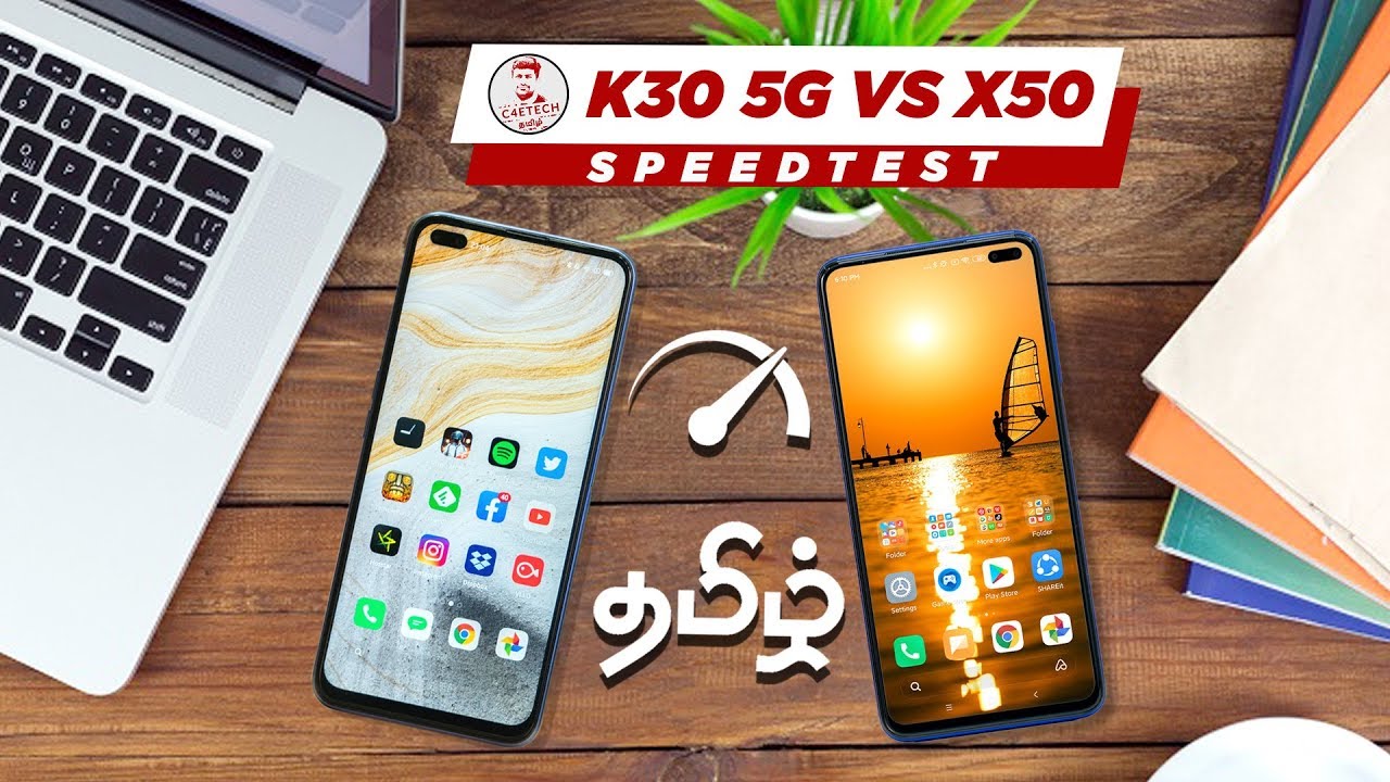 MIUI விட Realme UI வேகமானதா? Realme X50 vs Redmi K30 5G SpeedTest (தமிழ்)