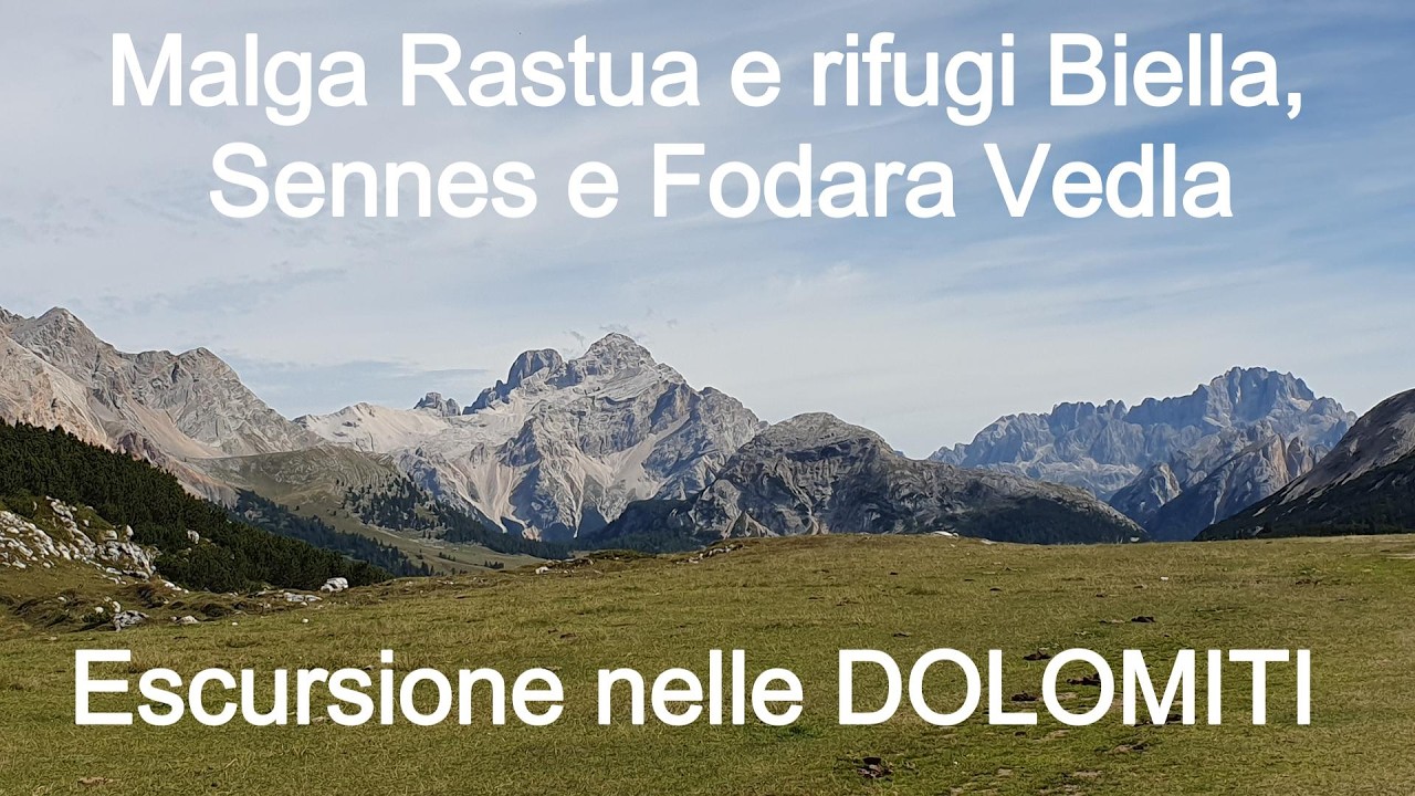 Giro ad anello da Malga Ra Stua, rifugio Biella, rifugio Sennes e rifugio Fodara Vedla. #Dolomiti