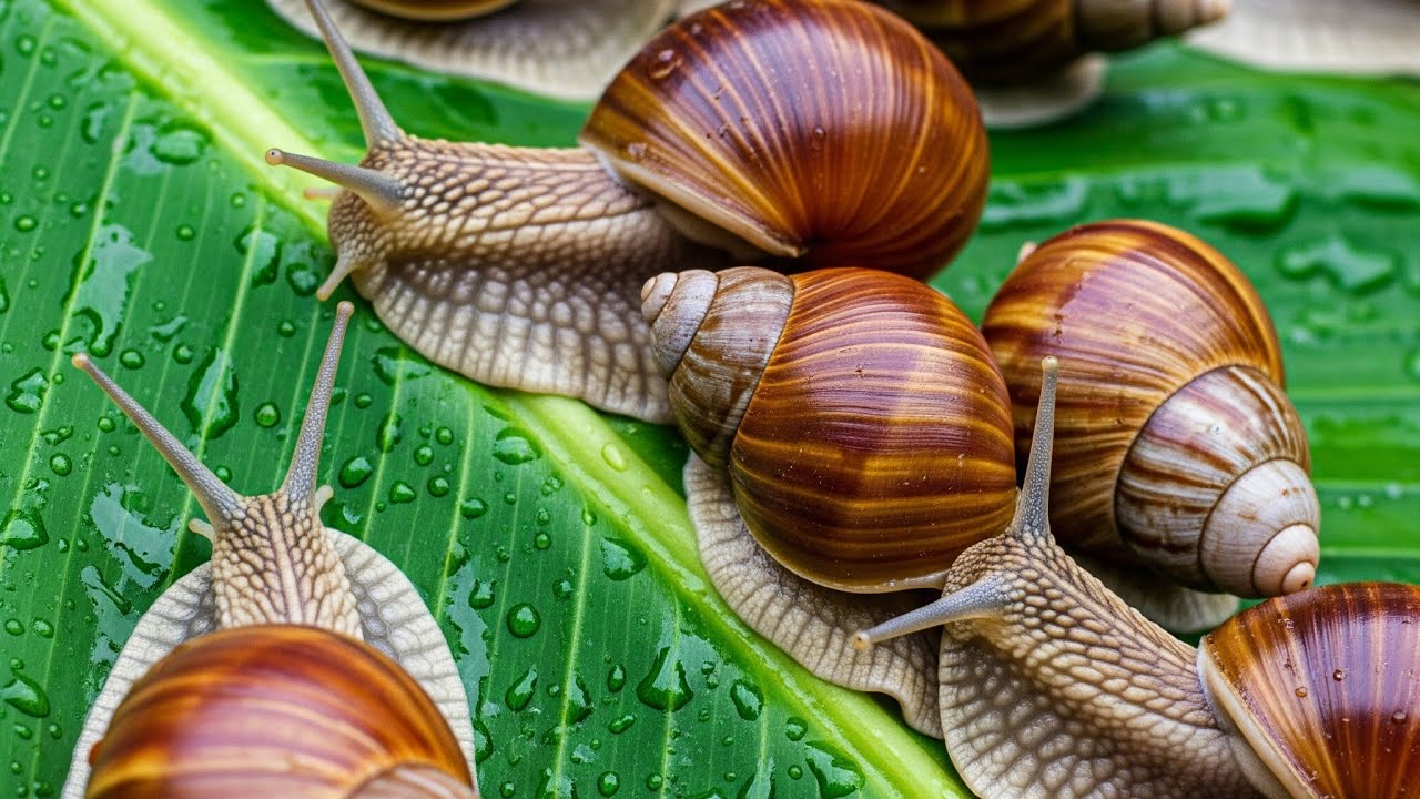 HUGE Backyard Discovery ! We Found Many Beautiful Snails Under the Plants