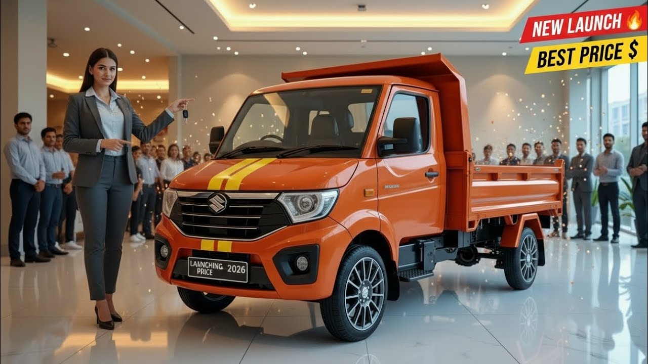 2026Maruti Suzuki Super Carry Petrol Mini Truck Review Orange Color Racing Line Price Performance 😱🔥