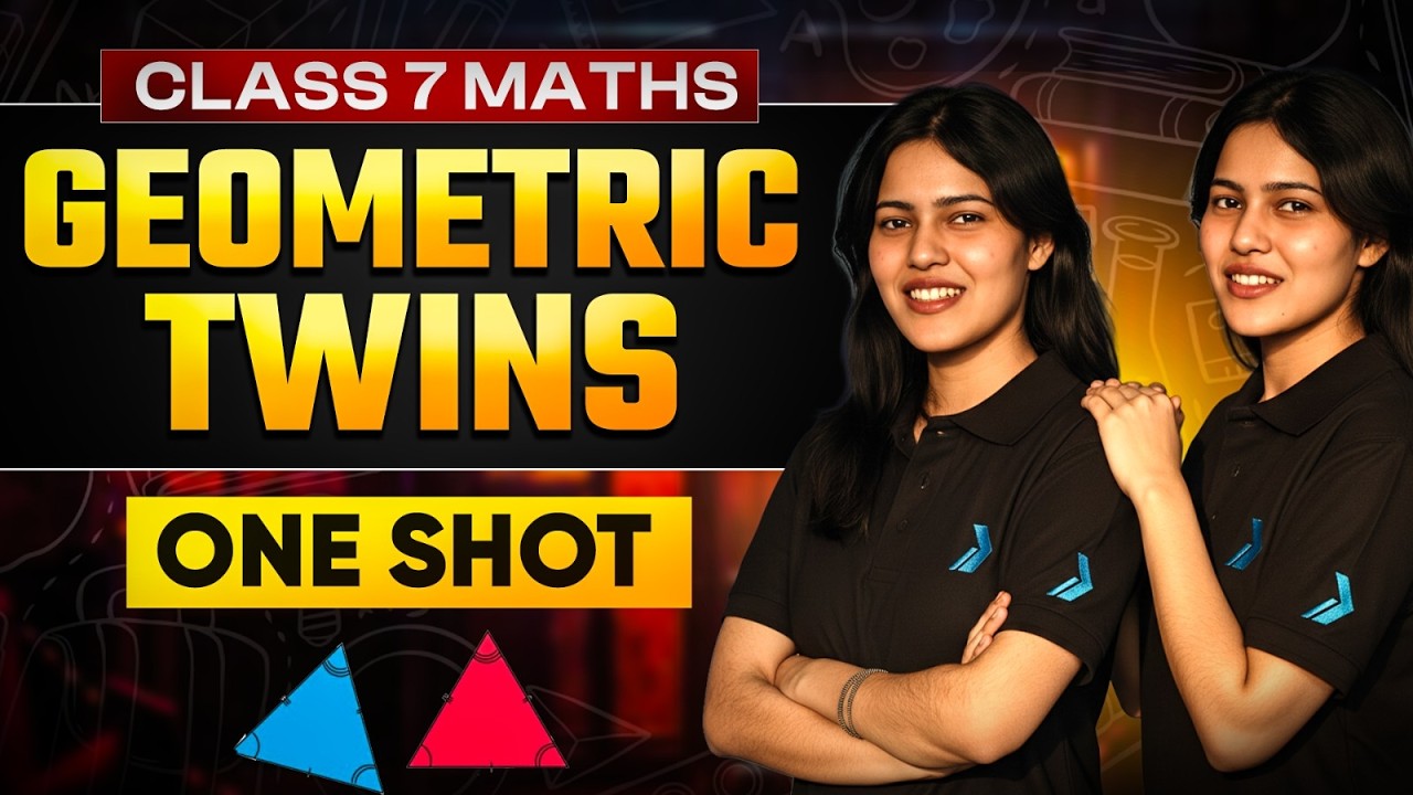 Class 7 Maths |🚀Geometric Twins One Shot | Pinky Ma'am #class7 #infinitylearn