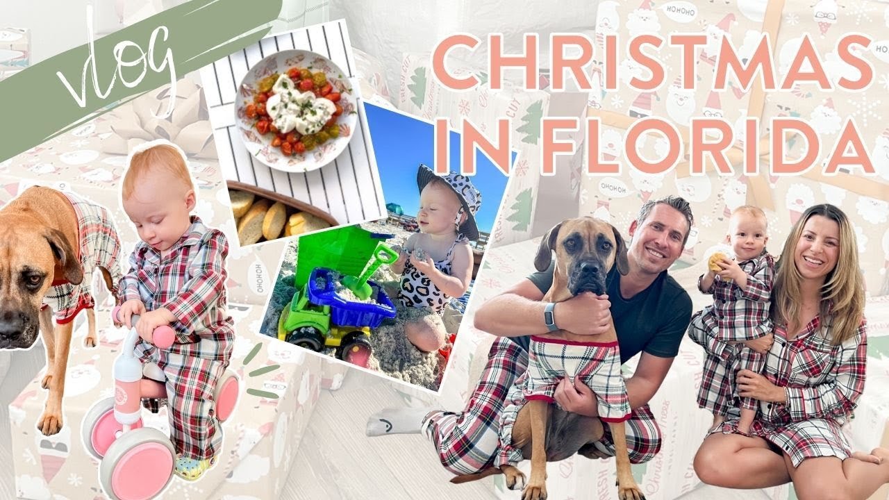 CHRISTMAS 2021 | Christmas in Florida, *MASSIVE* Seafood Feast, Opening Presents from Santa!