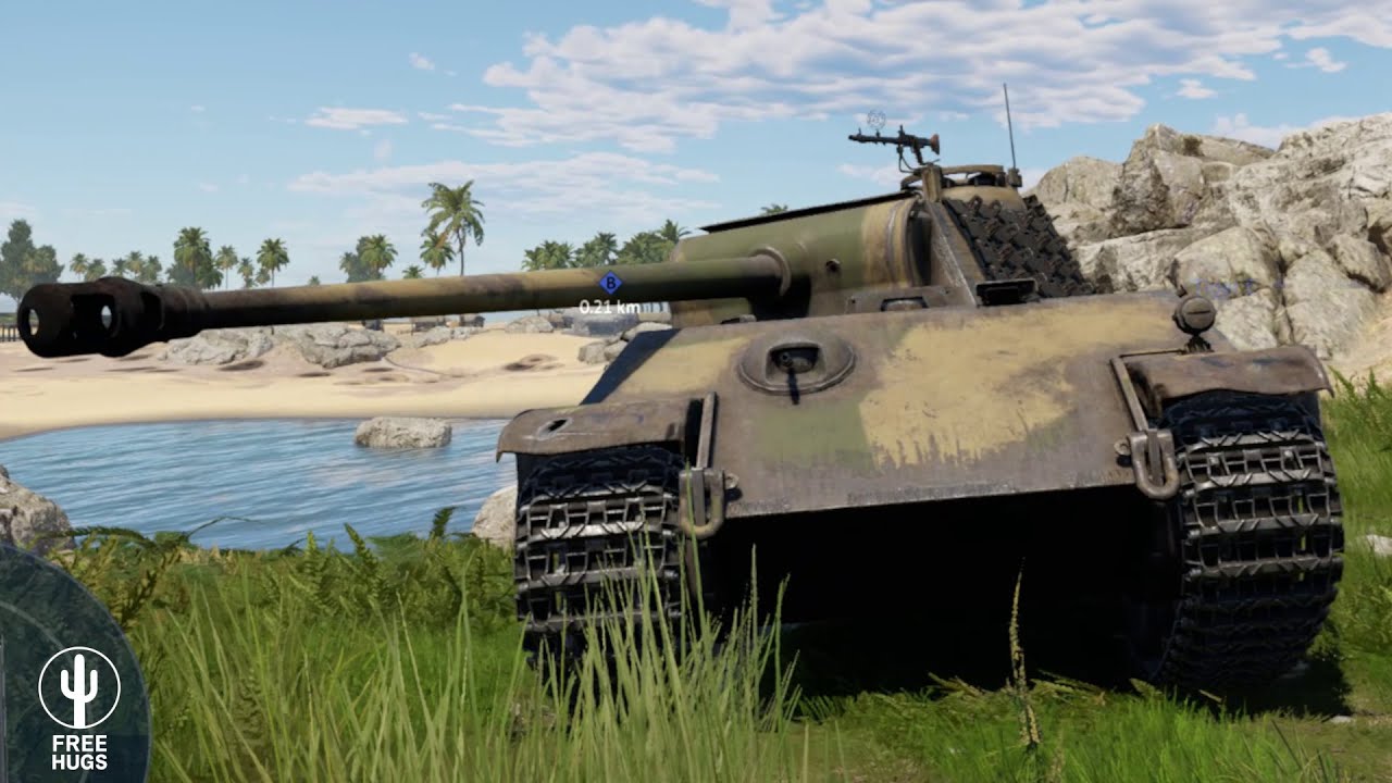 Panther War Thunder Gameplay | Germany 6.0 BR | no commentary