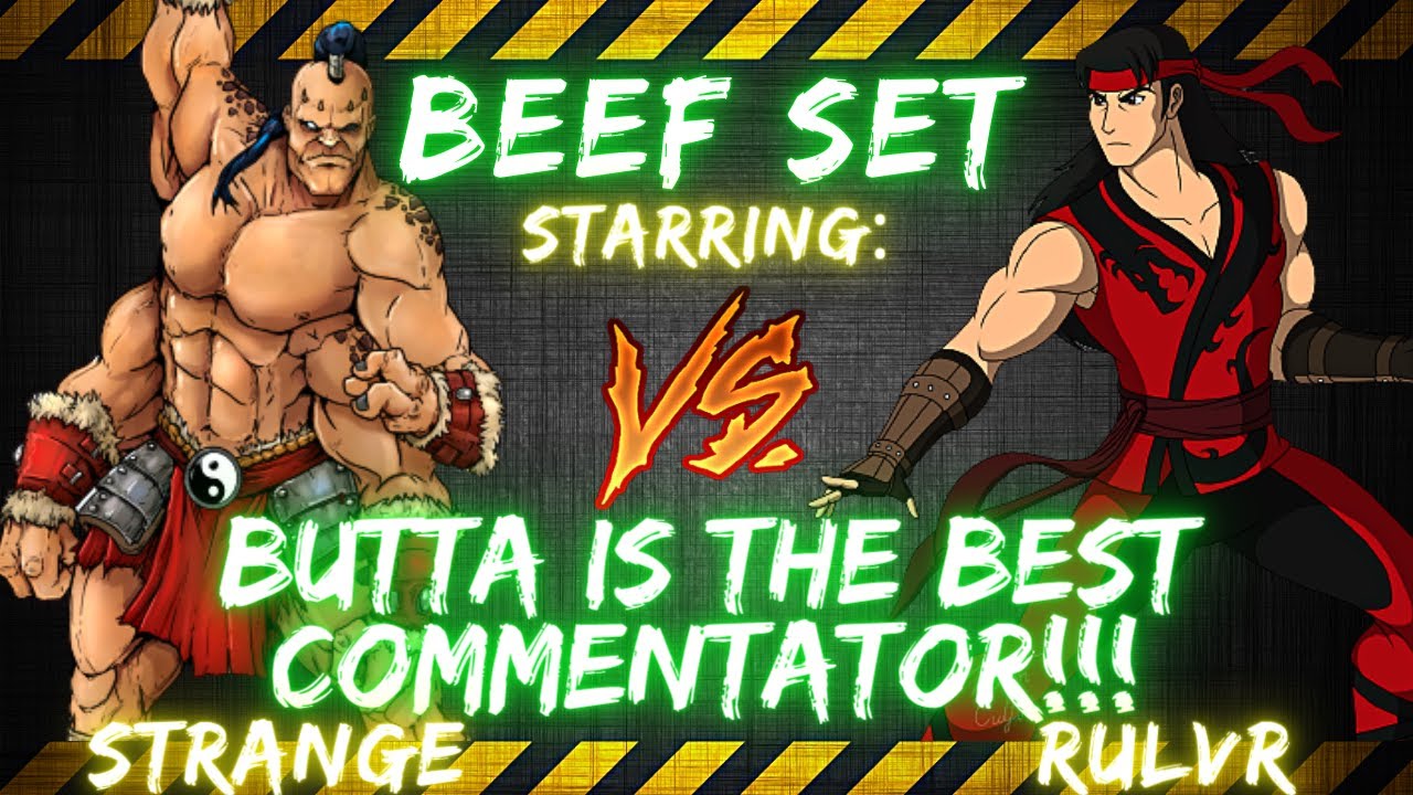BEEF SET при участии Strange против Rulvr | BUTTA — ЛУЧШИЙ КОММЕНТАТОР!!! 🔥😭🎤 (время в cmts)