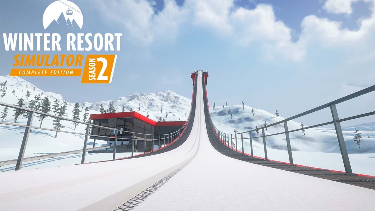 WINTER RESORT SIMULATOR 2 : Skisprung Event vorbereiten [ Skisprung DLC ]