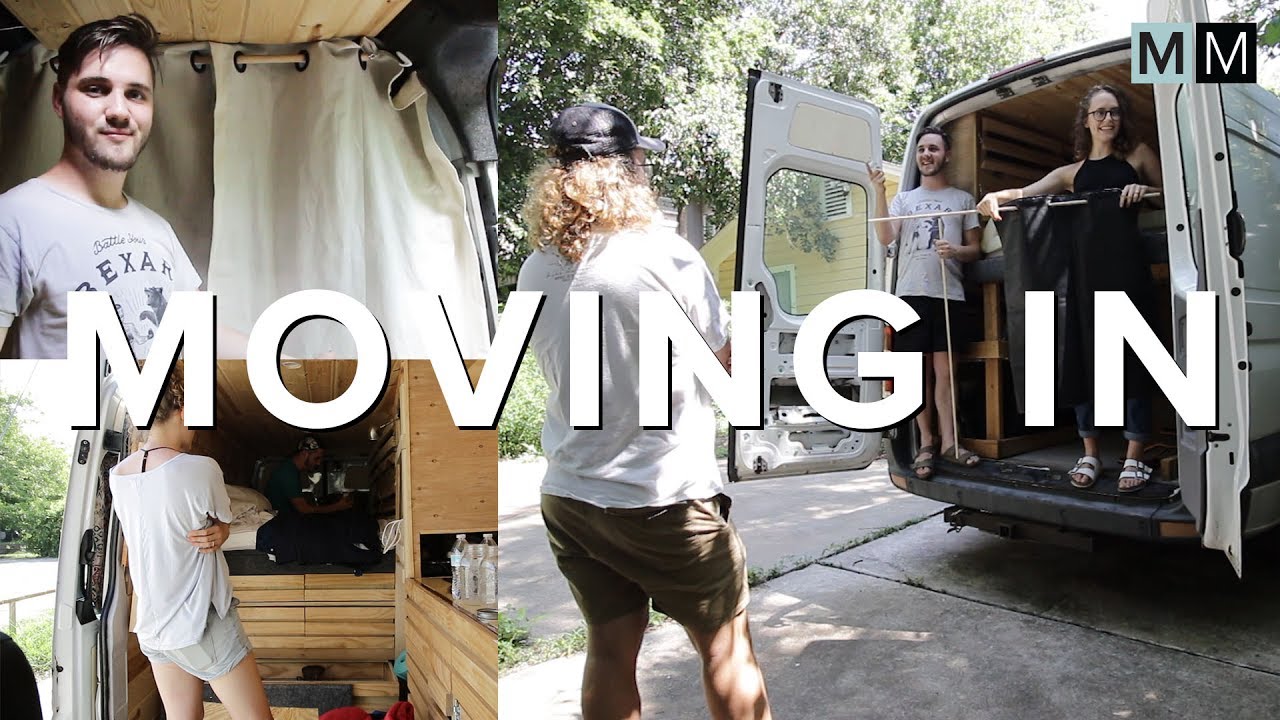 WE MOVED INTO OUR SPRINTER VAN
