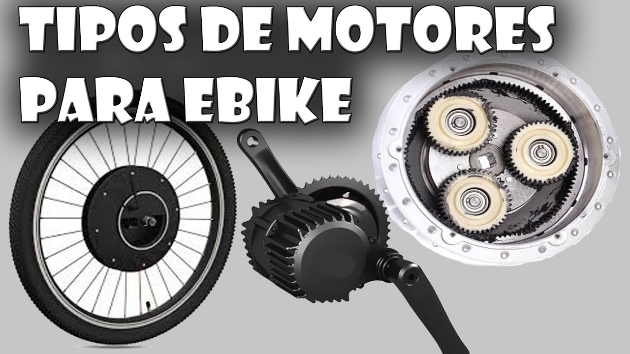 TIPOS de MOTORES de BICICLETAS ELÉCTRICAS ⚡ más COMUNES | TEORÍA DE LA BICICLETA