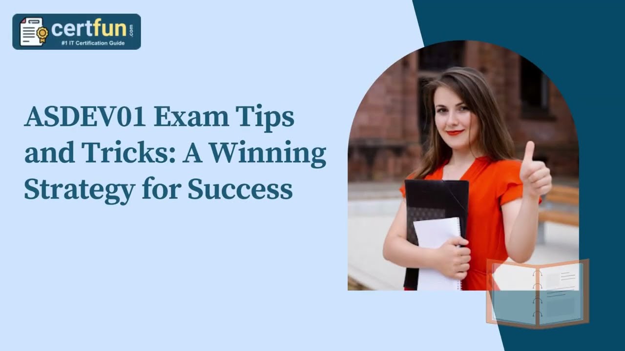 ASDEV01 Exam Tips and Tricks: A Winning Strategy for Success