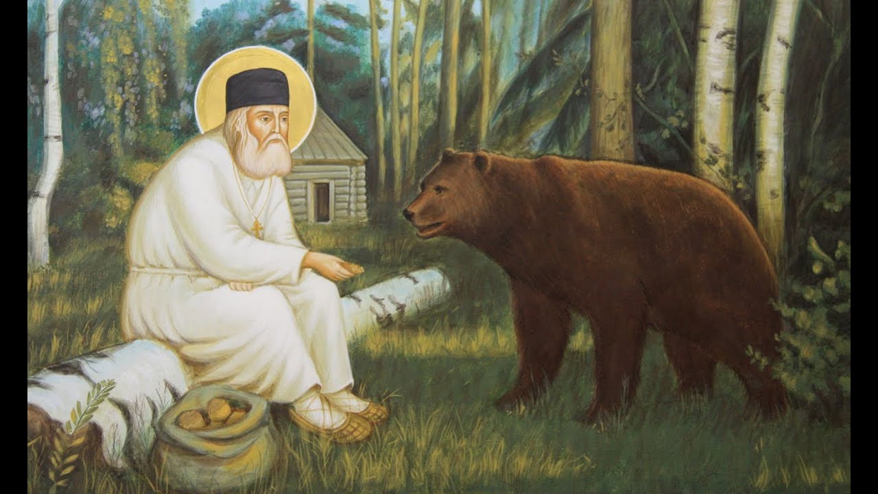 прп. Серафим Саровский для детей