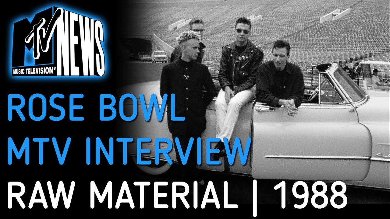 Depeche Mode | '101' Rose Bowl - MTV interview | raw material | 1988