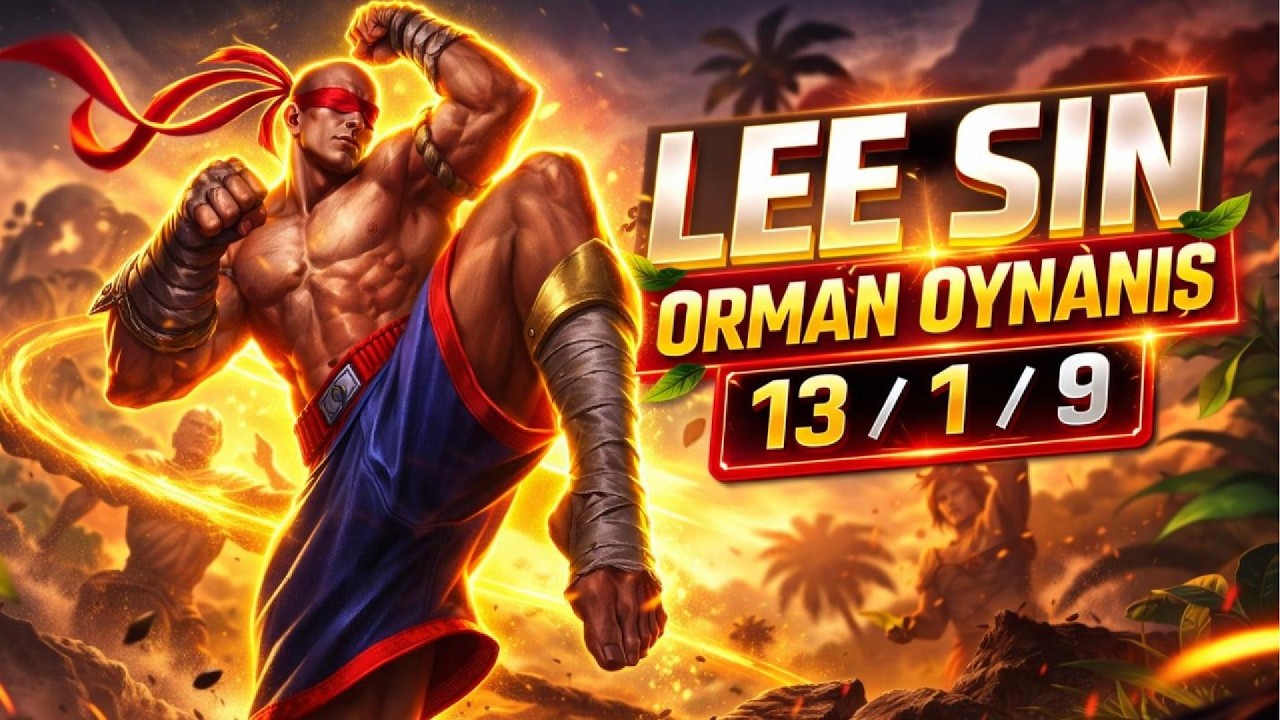 4 Otistik ile Lee Sin Orman Oynanışı | 13/1/9 Ranked Flex
