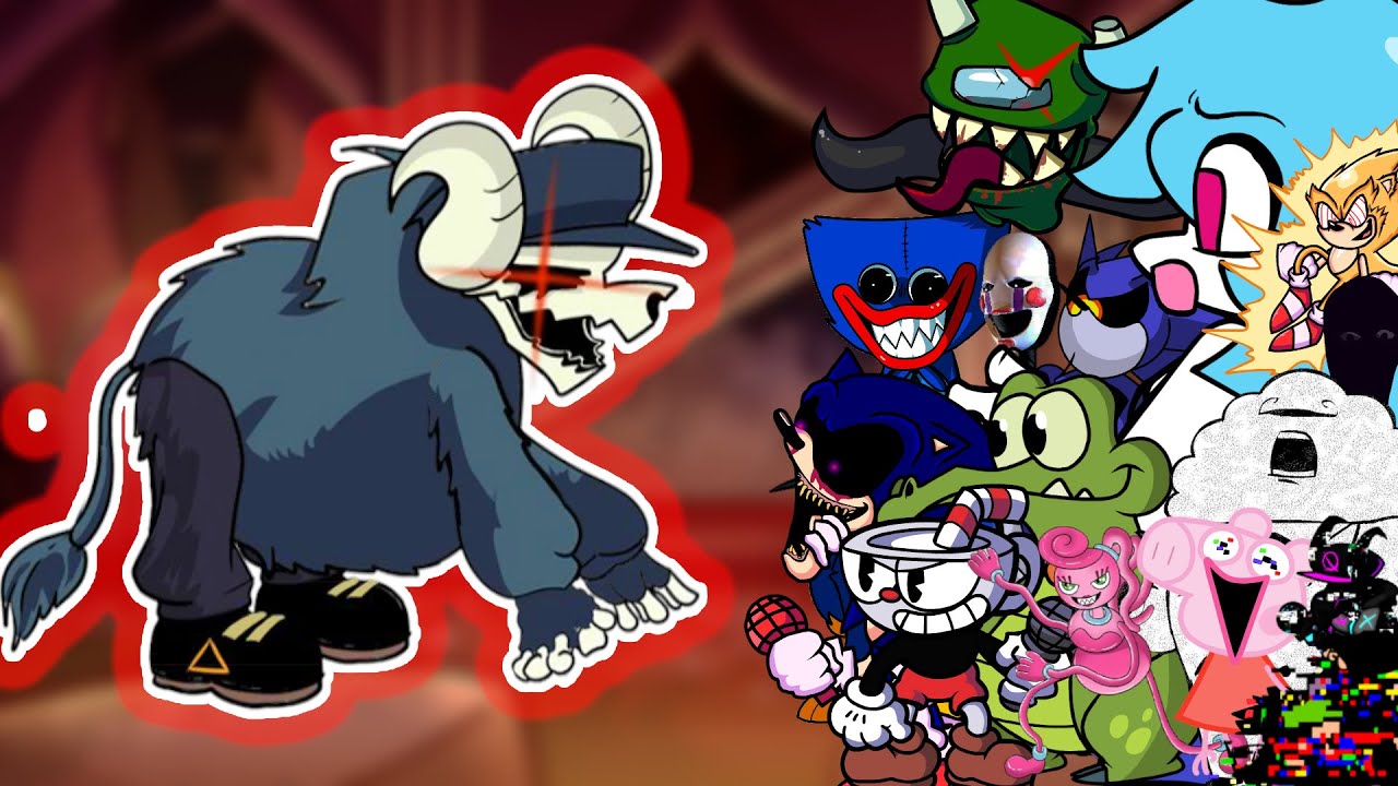 FNF Genocide(Vs Tabi Mammoth) But Different Characters Sing It🎵 Everyone (FULL WEEK)