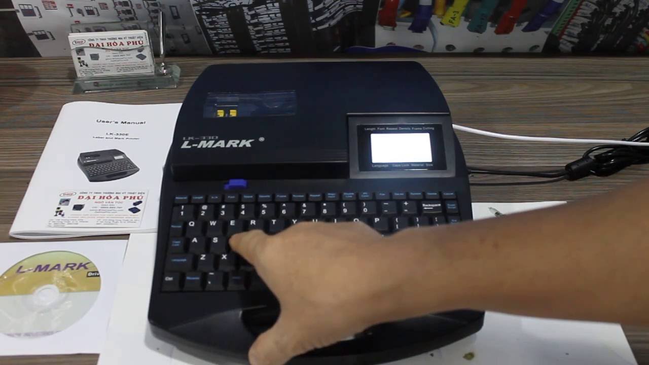 CÁCH SỬ DỤNG MÁY IN LK-330 L-MARK