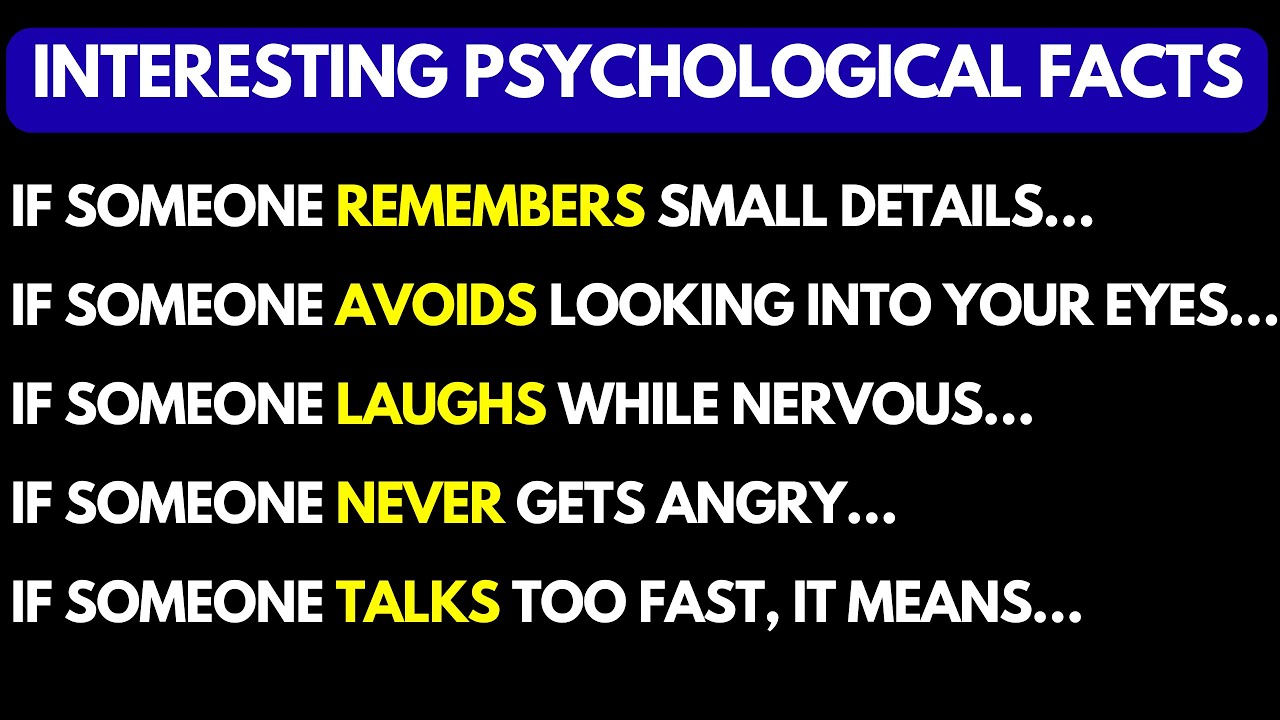 80 Interesting Psychology Facts About Human Behaviour