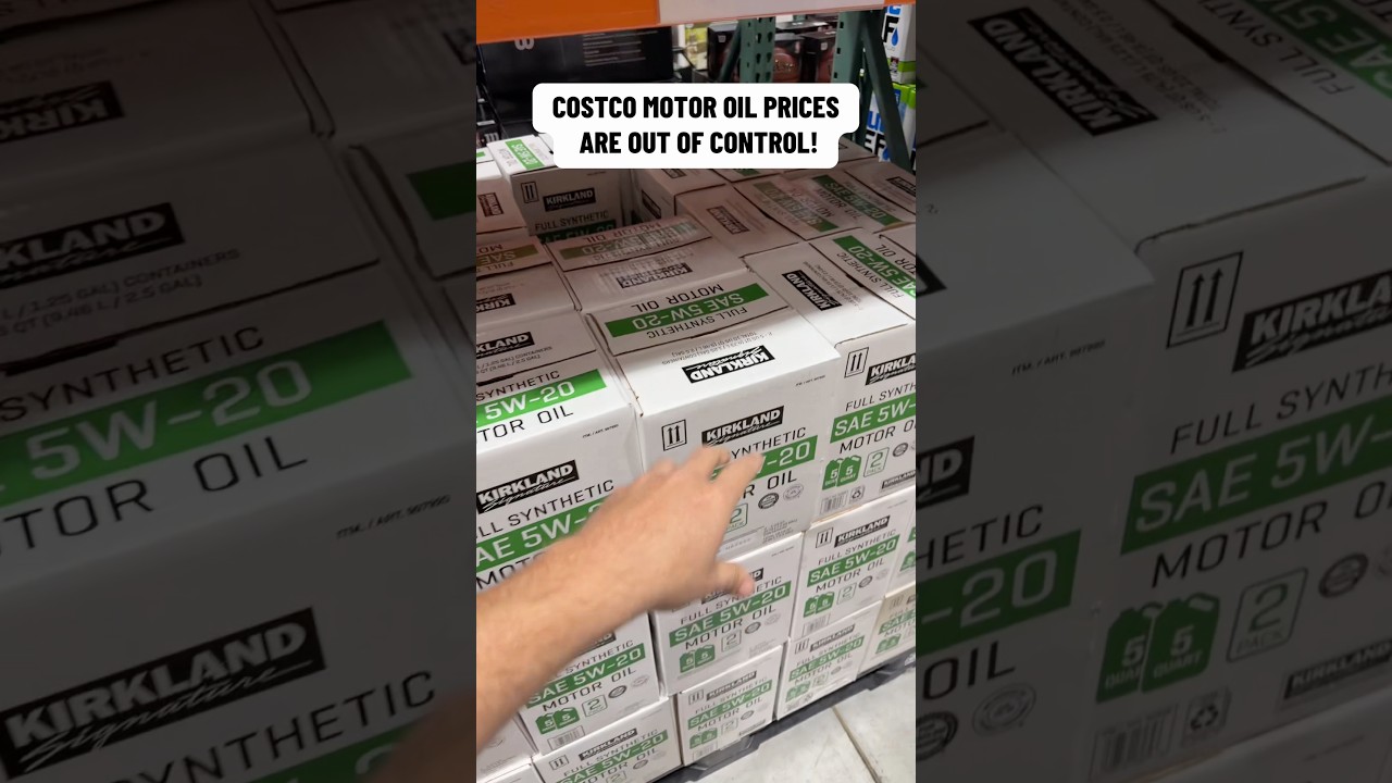 Costco oil prices are OUT of CONTROL!