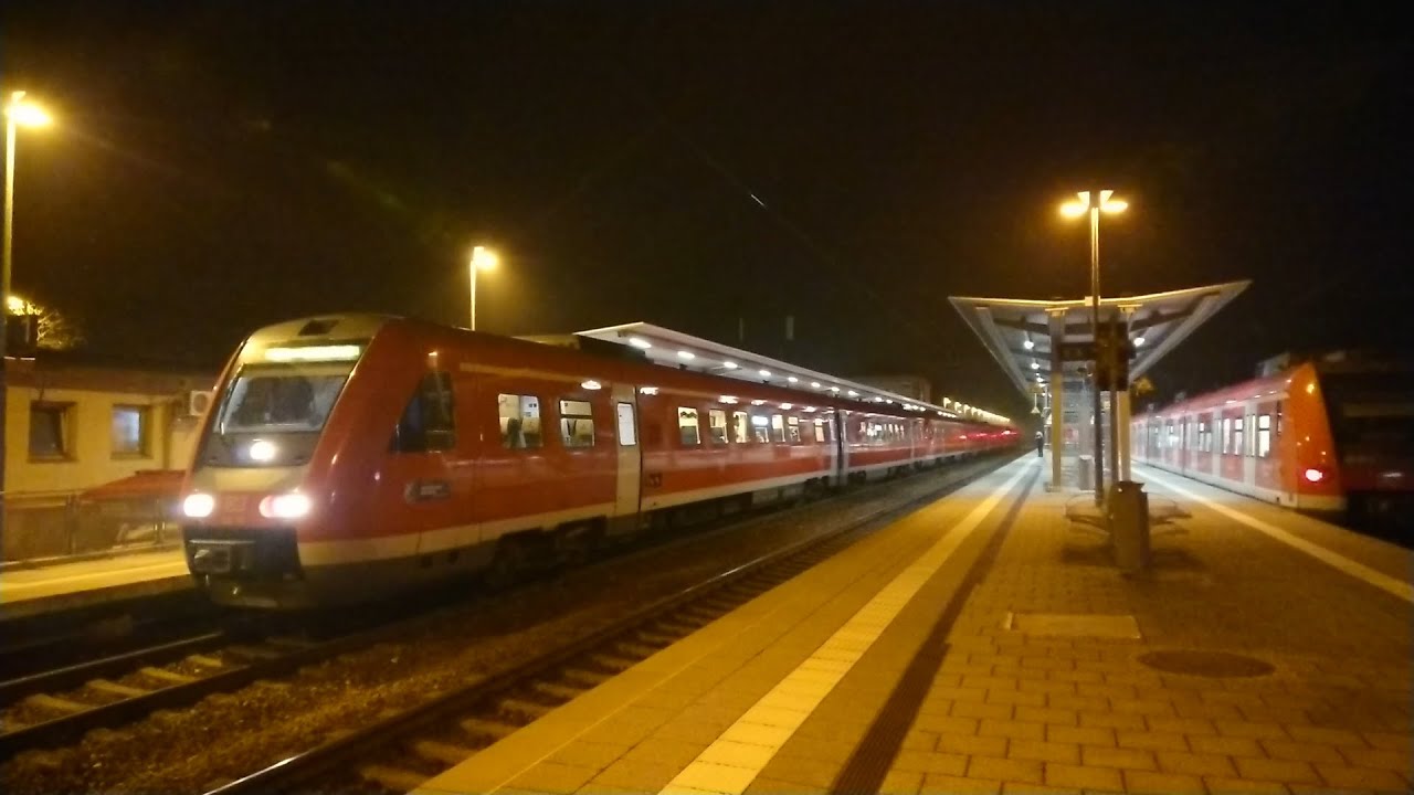 4x DB BR 612 - Baureihe 612 - RegioSwinger / Abfahrt Geltendorf / 6.XI.2021