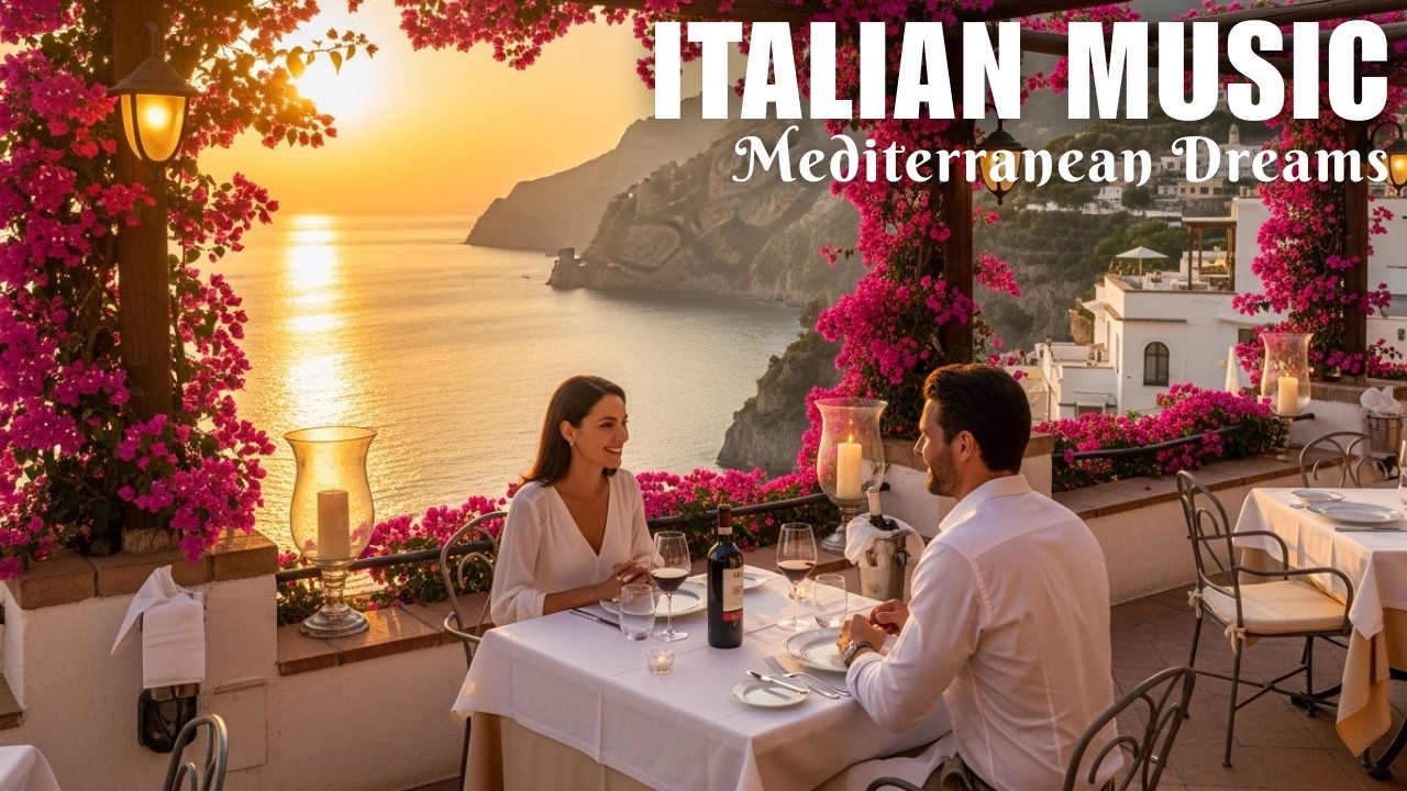 Italian Vibes & Mediterranean Music 🌊 Relaxing Coastal Instrumental for Calm Mood