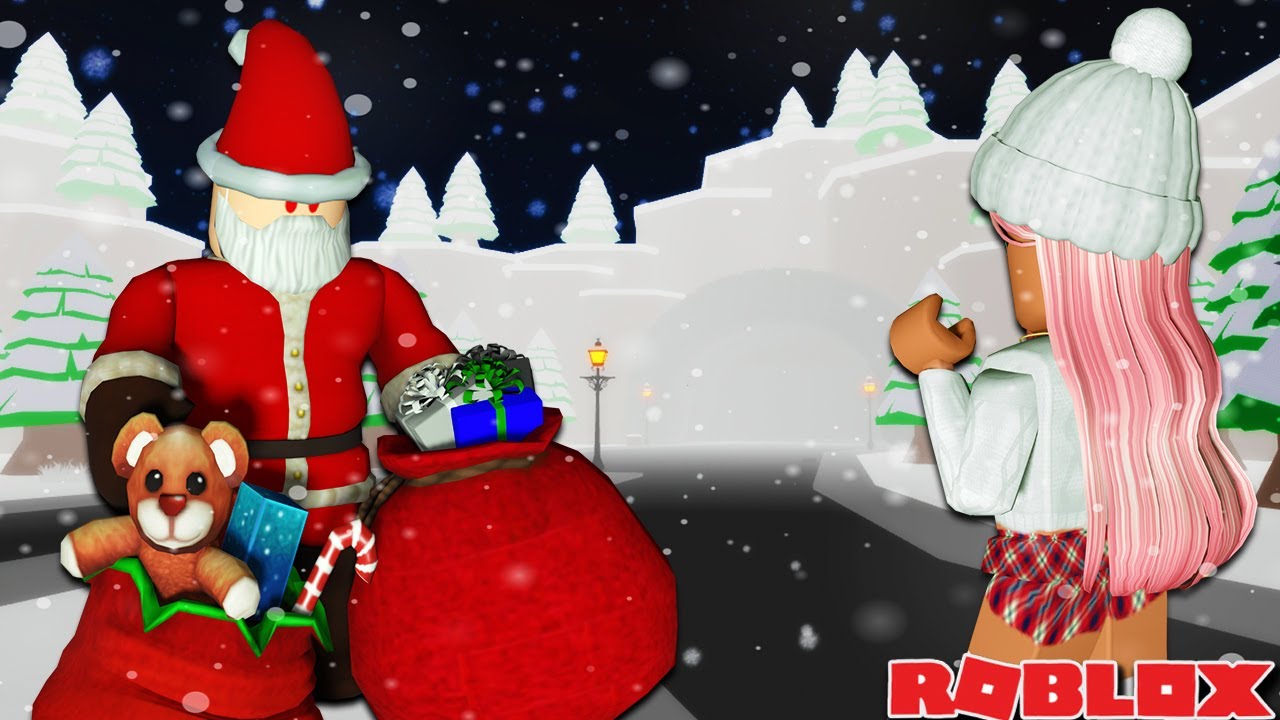 I CAUGHT SANTA STEALING PRESENTS | Roblox Winter Story