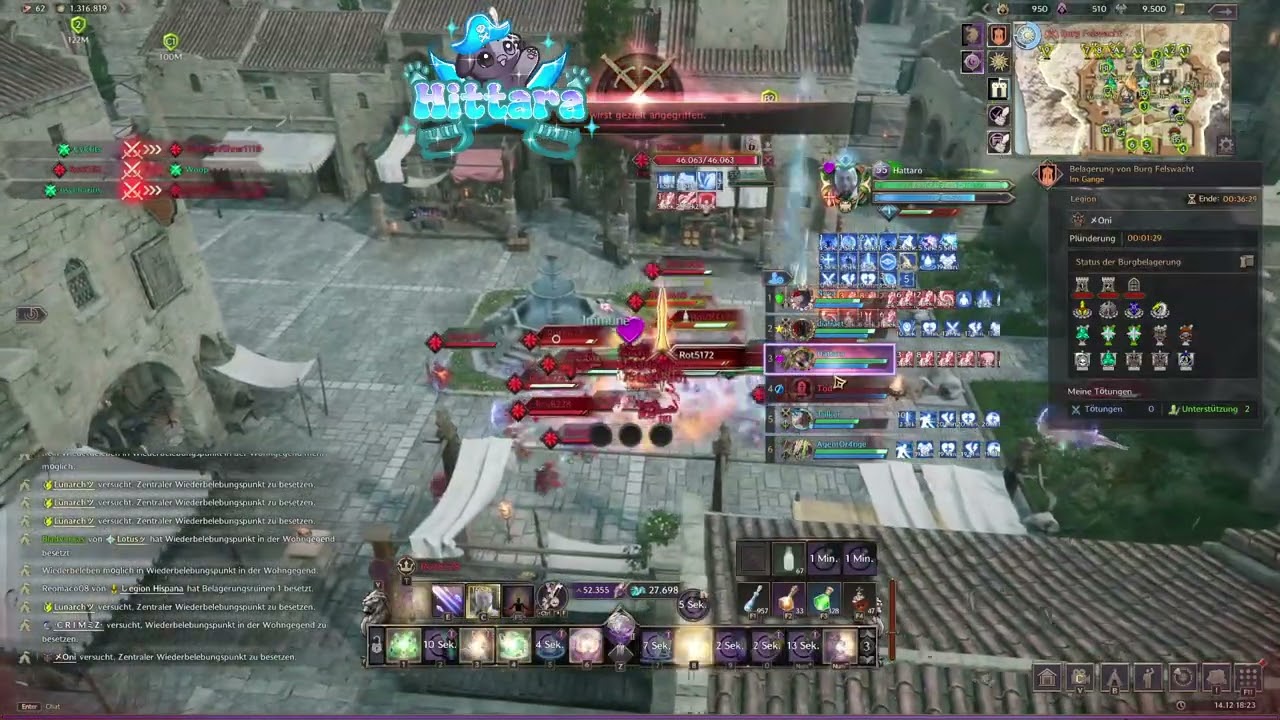Throne and Liberty- Siege 14.12.2025 Lotus+ Lunarch vs the rest of the world at Emerald