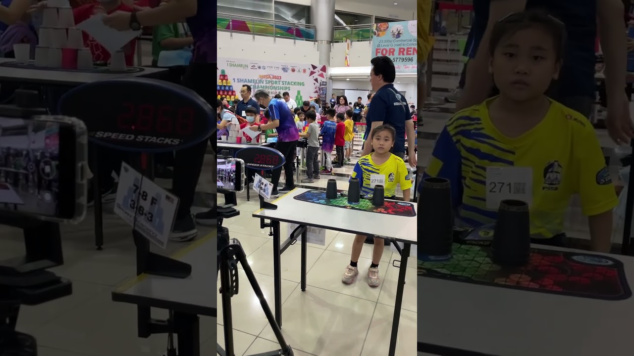 24.09.2023 - WSSA 2023 One Shamelin Sport Stacking Championships (7-8F Final 3-6-3)​⁠🏆@eeshi1212