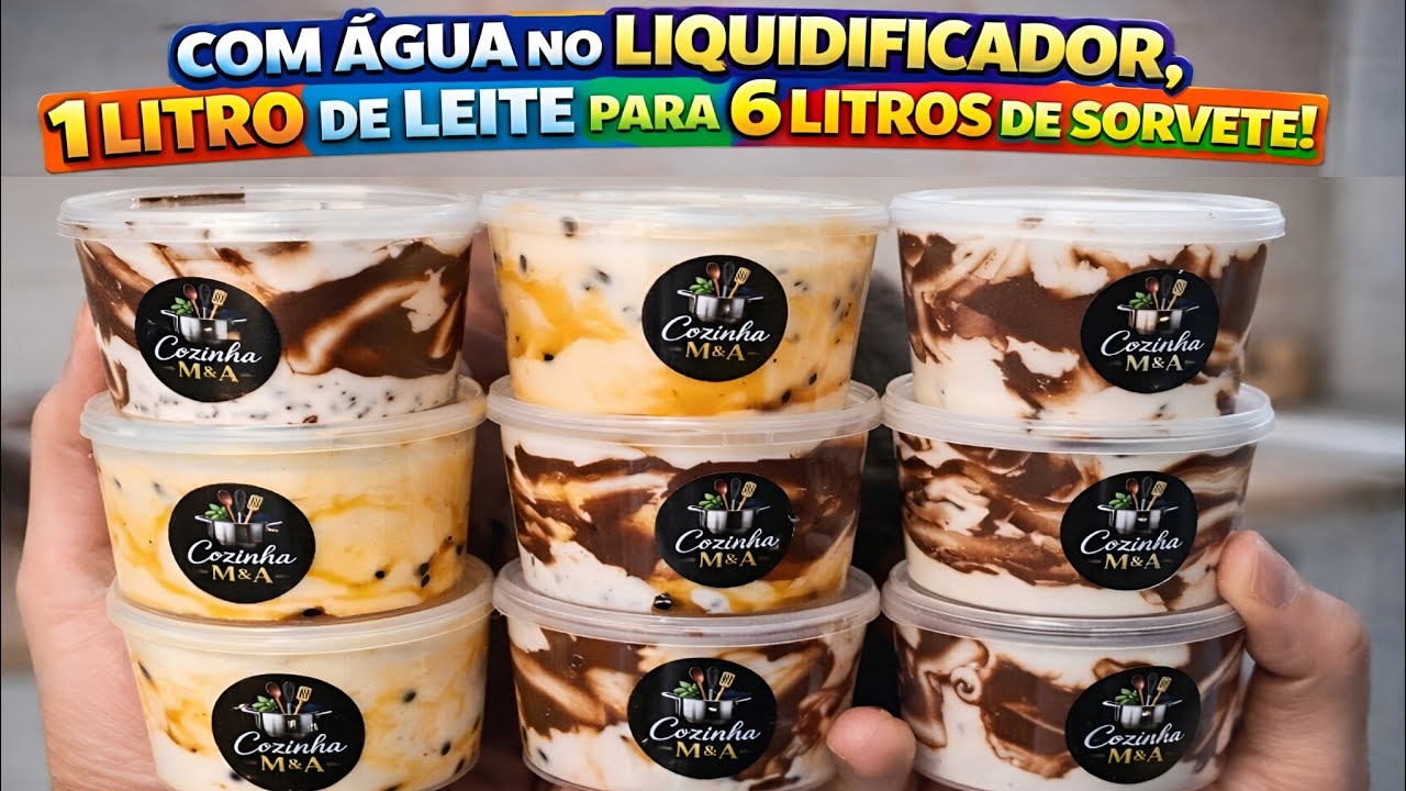 FIZ $650 REAIS EM UMA SEMANA COM ESSES SORVETE DE LIQUIDIFICADOR 