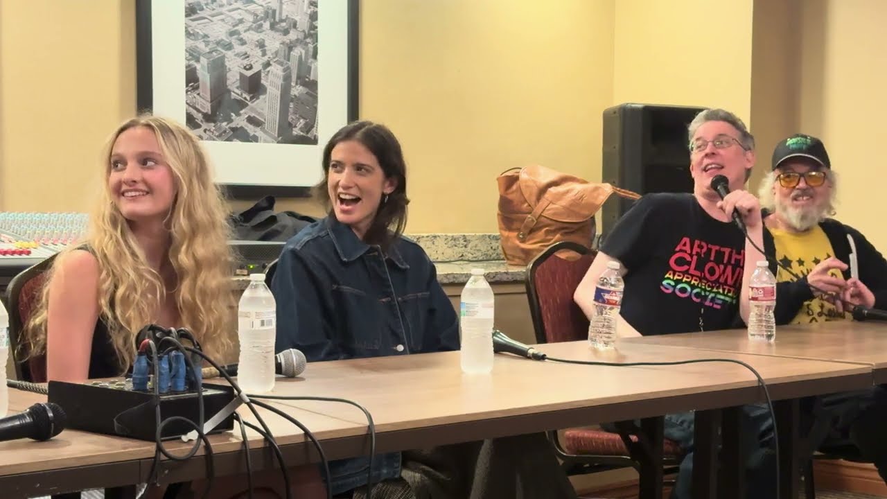 Terrifier panel with David Thornton, Samantha Scaffidi, Amelie McLain, Jon Abraham, Clint Howard
