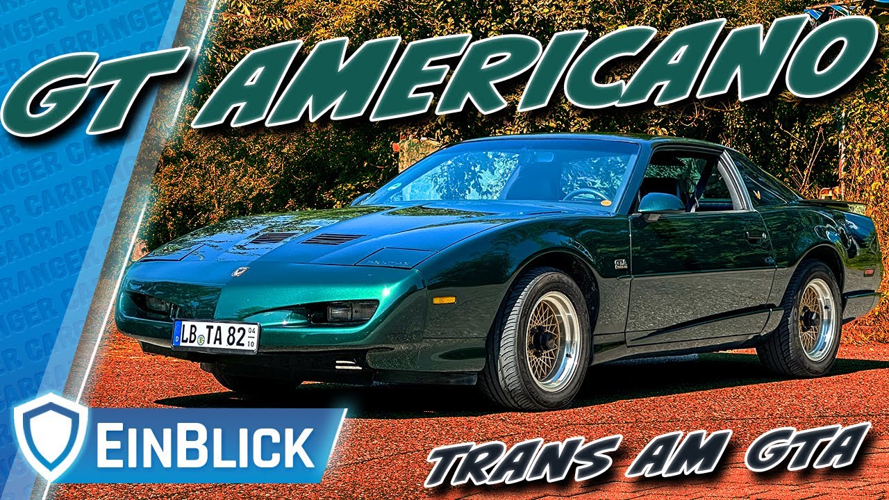 BESTES Coupé seiner Zeit? Pontiac Firebird Trans AM GTA (1992) - Mehr als KITT & eine Baby-Corvette